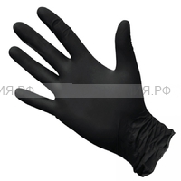 Перчатки нитриловые  черные L 100 шт.  (10) (С)