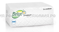 Листовые полотенца Belux V-сложения 2-х слойные 200л. белые (18)