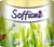 Туалетная бумага Soffione 2-х сл. 4 рулона в ассортименте: белая, бирюзовая, желтая, зеленая, розовая *20