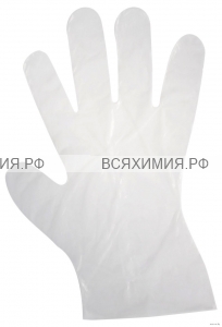 Перчатки полиэтиленовая одноразовые L 100 шт (С)