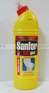 Санфор WS Гель для для чистки и дезинфекции 750гр. Лимон *5*15