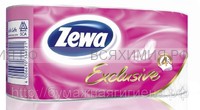 Туалетная бумага Zewa Exclusive 4-х сл. белая 2 рулона *10