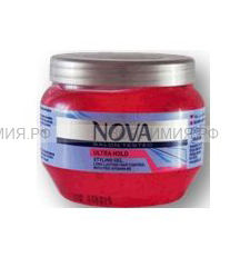 Нова Гель для волос Ultra максимальная фиксация 250мл. (розовый) *12*48