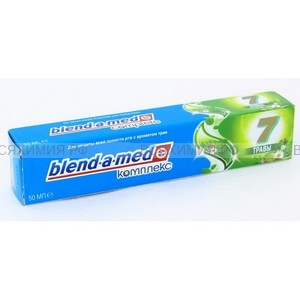 Зубная паста Бленд-а-мед 100мл. Комплит Отбеливание + Свежесть (зелен). *6*12*