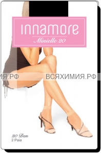 Иннаморе носки Minima 20 miele (по 2-е пары) 