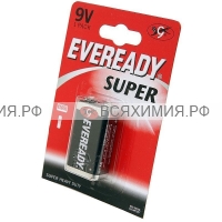 1 шт. EVEREADY Батарейка SUPER (КРОНА) 9V *1*12