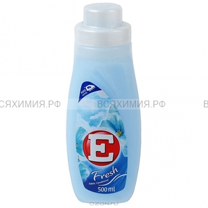 Кондиционер для ткани -Е- 500 мл. ФРЕШ (синий) *6*12