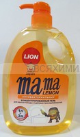 Mama Lemon КУРОК концентрированный гель для посуды и детских принадлежностей АНТИБАК 1л 6*12