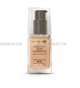 Макс Фактор Тон. Основа Healthy Skin Harmony Miracle Foundation 45 warm almond