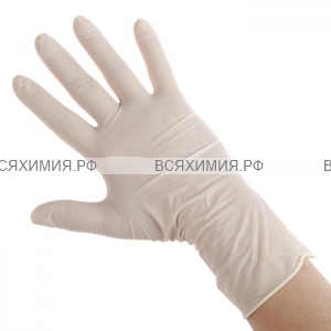 Перчатки латексные медицинские опудренные M 100шт *1 