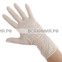 Перчатки латексные медицинские неопудренные M 100шт *1