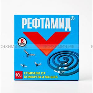 РЕФТАМИД Спирали от комаров 1 шт. 10*600		