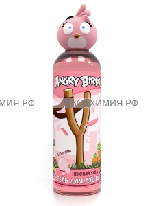 Angry Birds Гель для душа Нежный уход Розовая птица 200мл *3*24