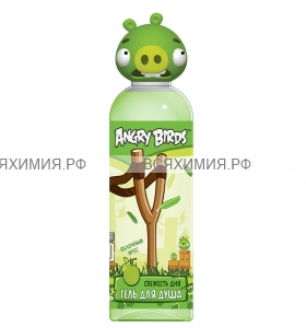 Angry Birds Гель для душа Свежесть дня Зеленая свинка 200мл *3*24