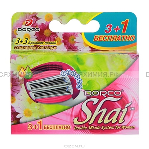 ДОРКО SHAI Sweetie кассеты (3+1) с 6 лезвиями женский *6*12