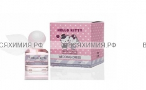 Hello Kitty Туалетная Вода для ТИНЕЙДЖЕРОВ Wedding Dress 30мл *3*24 (роз)