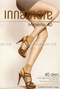 Иннаморе носки Minielle 40 miele Lycra (по 2-е пары)