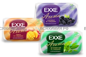 EXXE мыло AROMA глицериновое Зеленый чай 80г (зеленое) *6*72